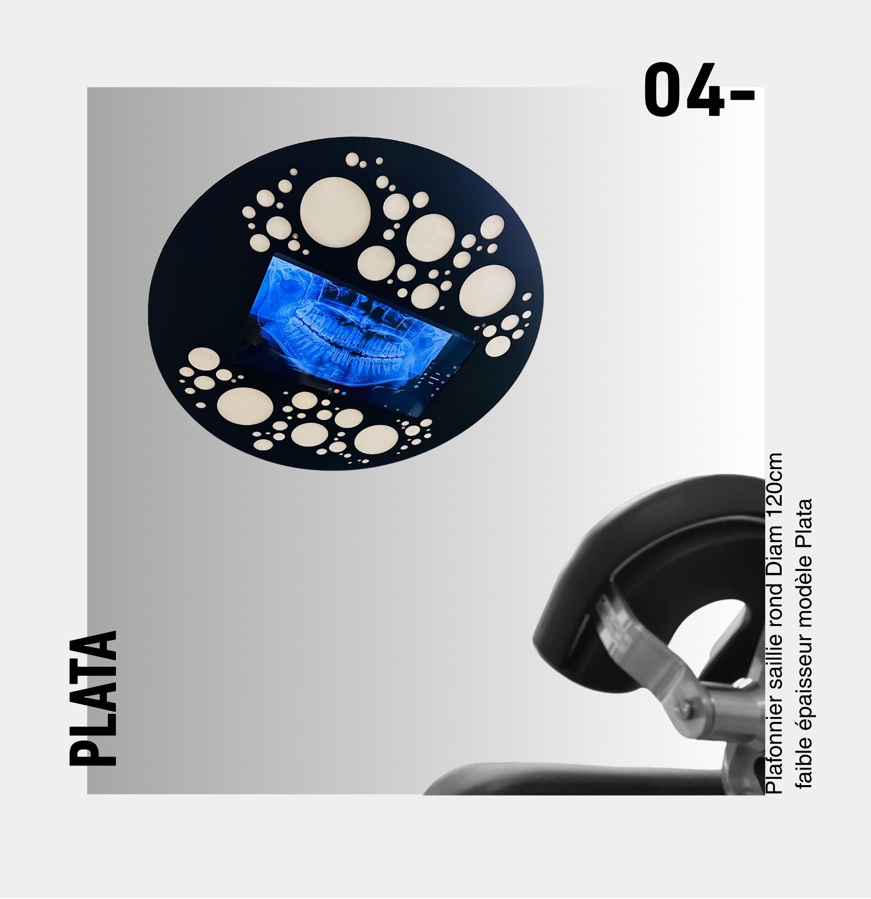 Plafonnier PLATA Modèle Rond